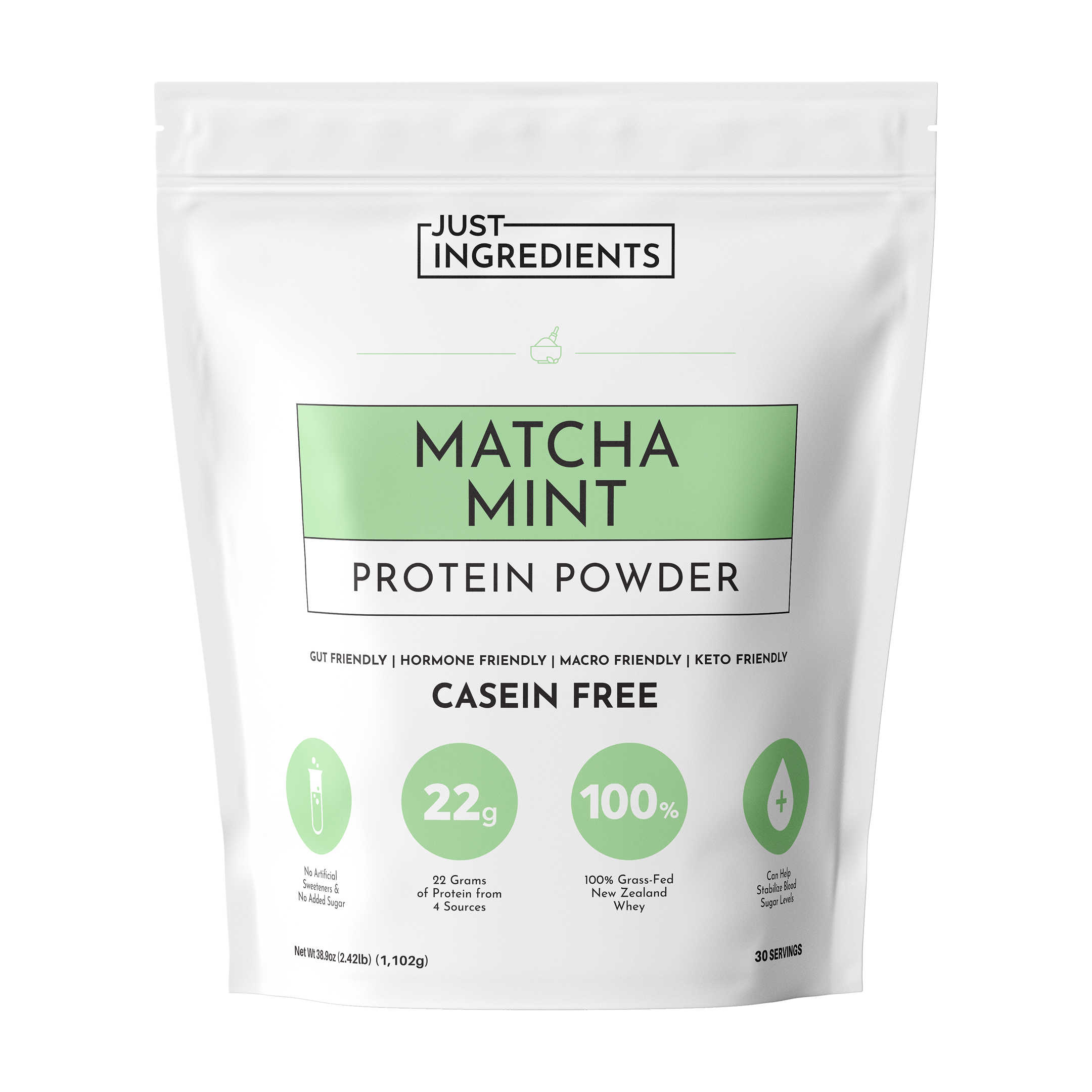Matcha Mint Protein Powder