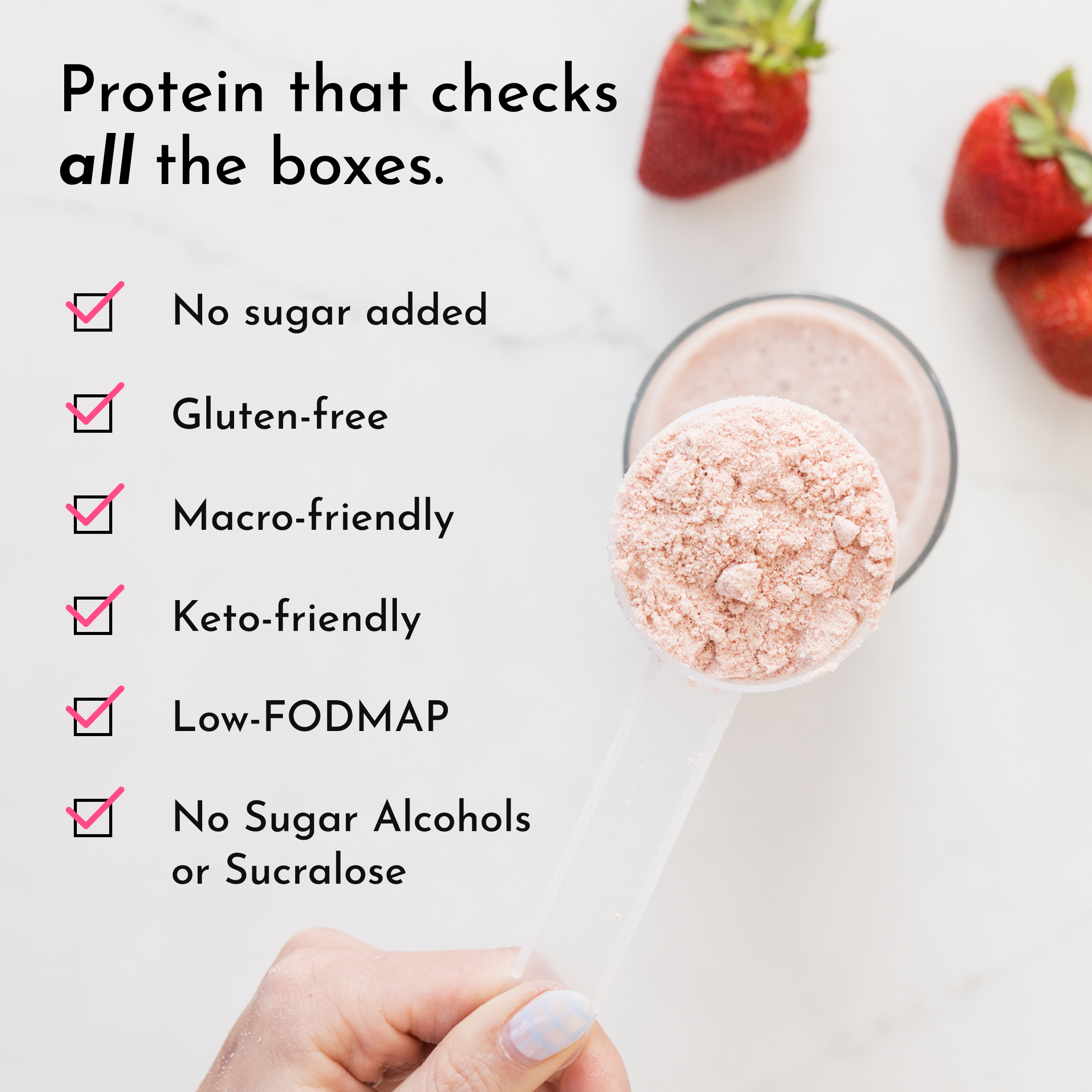 Strawberries & Cream Protein Powder