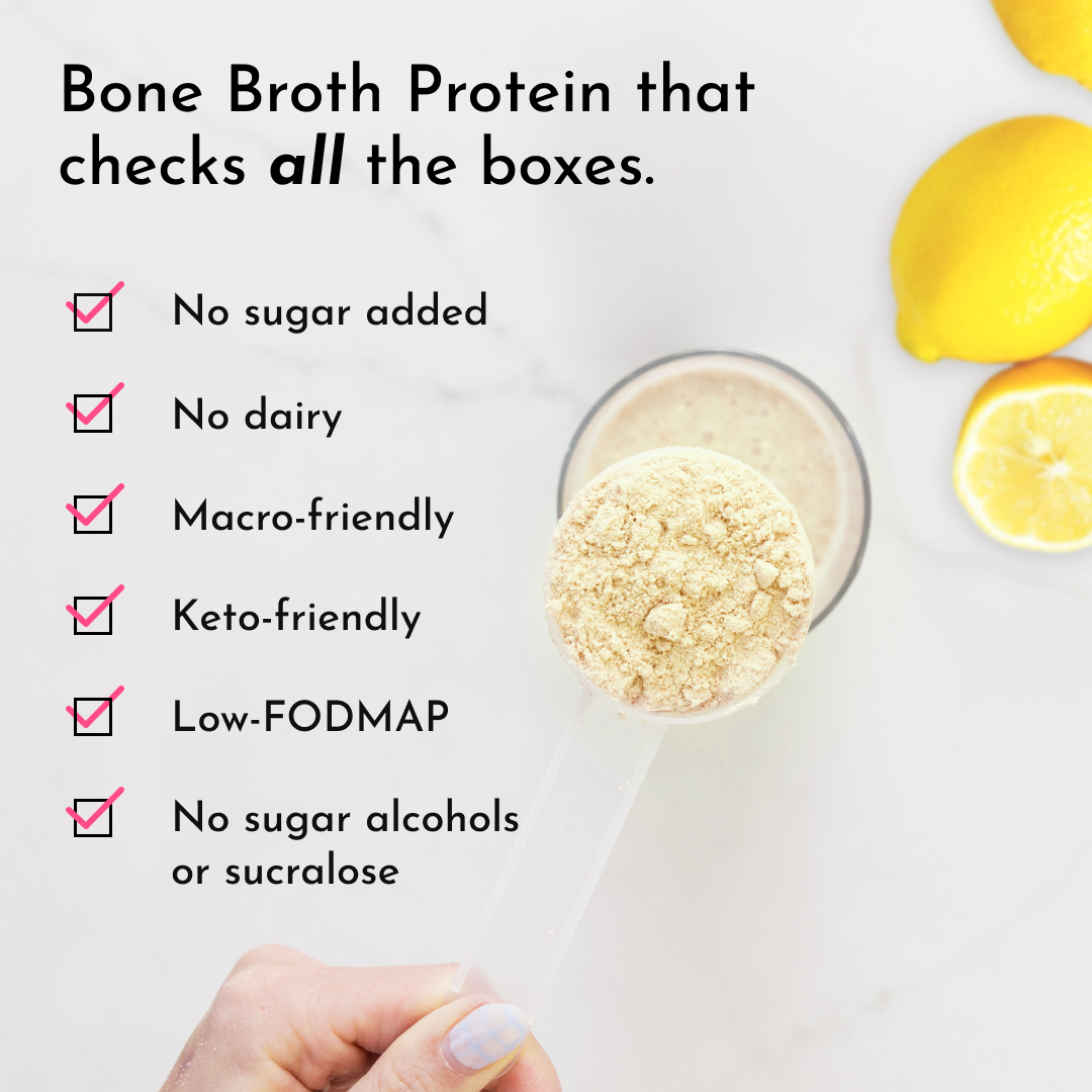 Lemon Cream Bone Broth Protein Powder