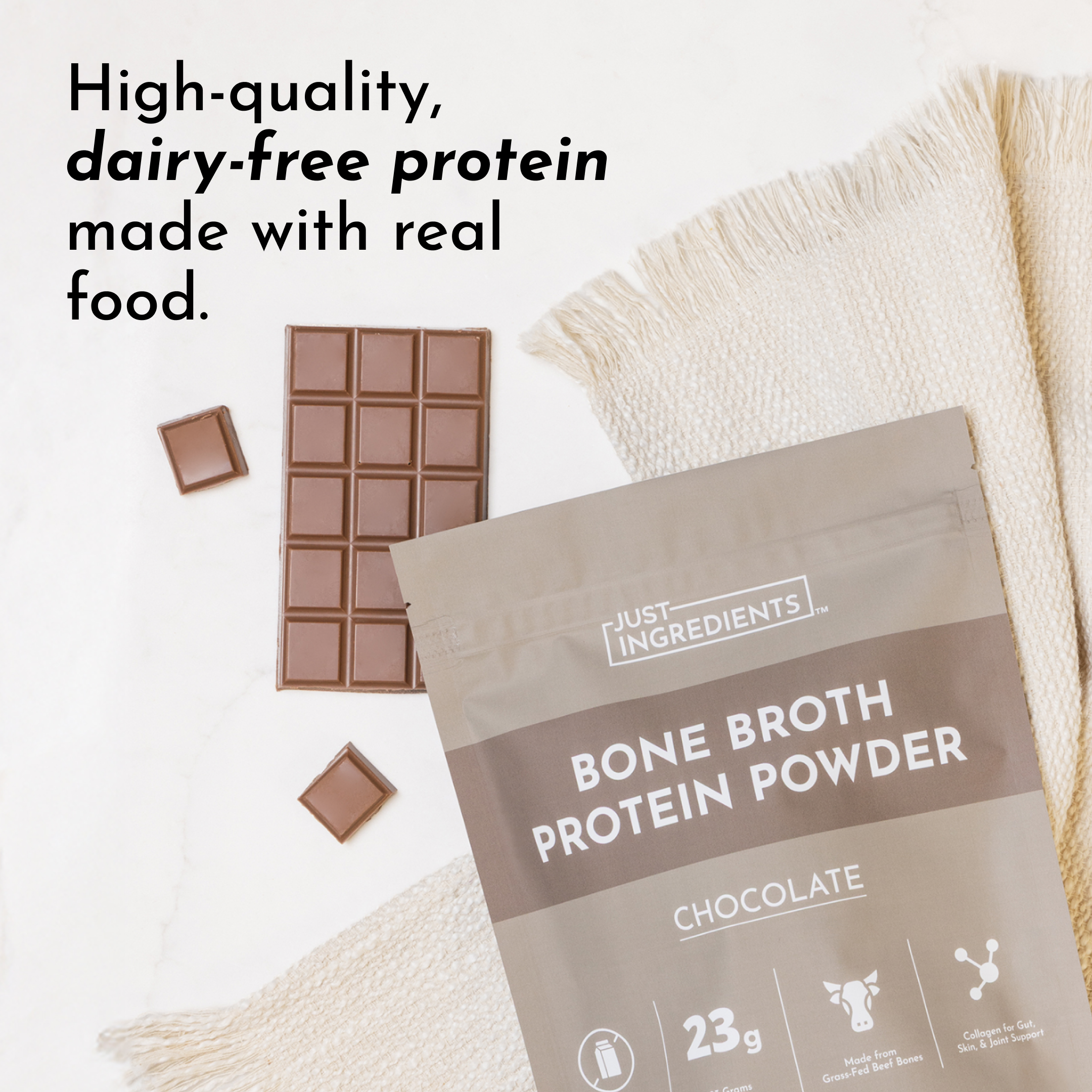 Chocolate Bone Broth Protein Powder