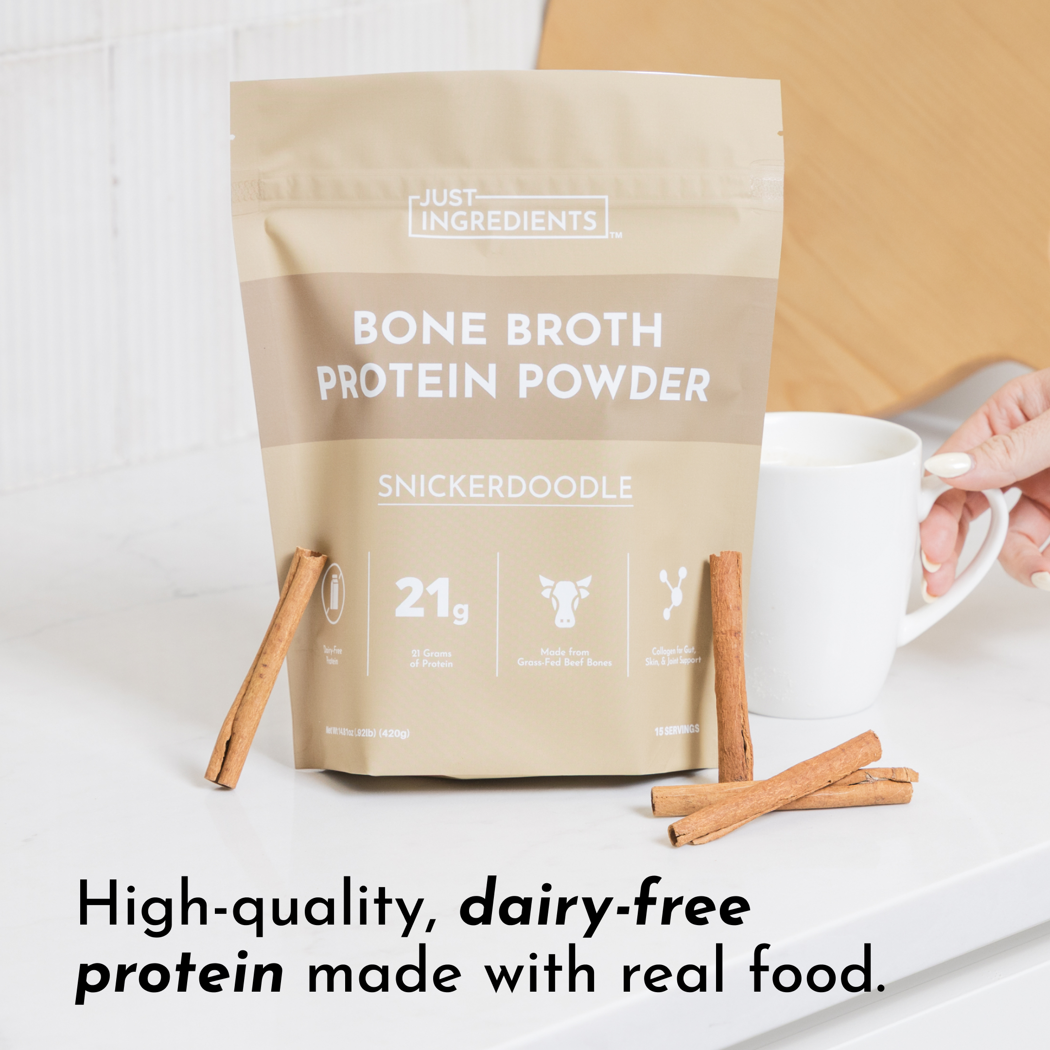 Snickerdoodle Bone Broth Protein Powder