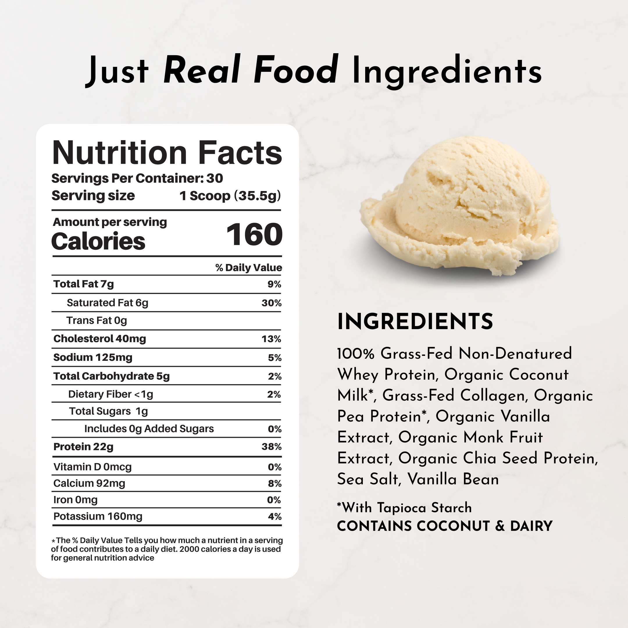 French Vanilla Protein Powder