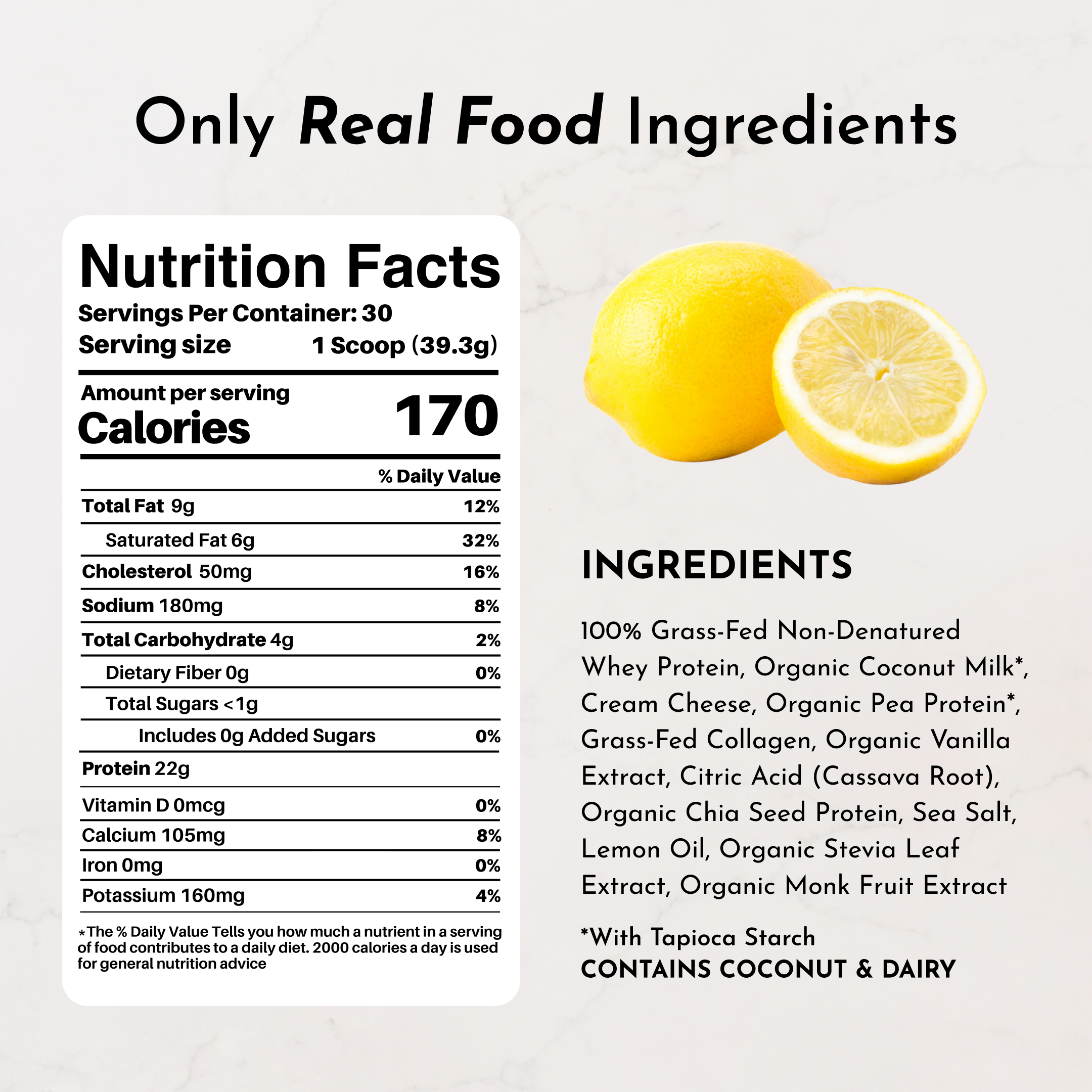 Lemon Swish Protein Powder