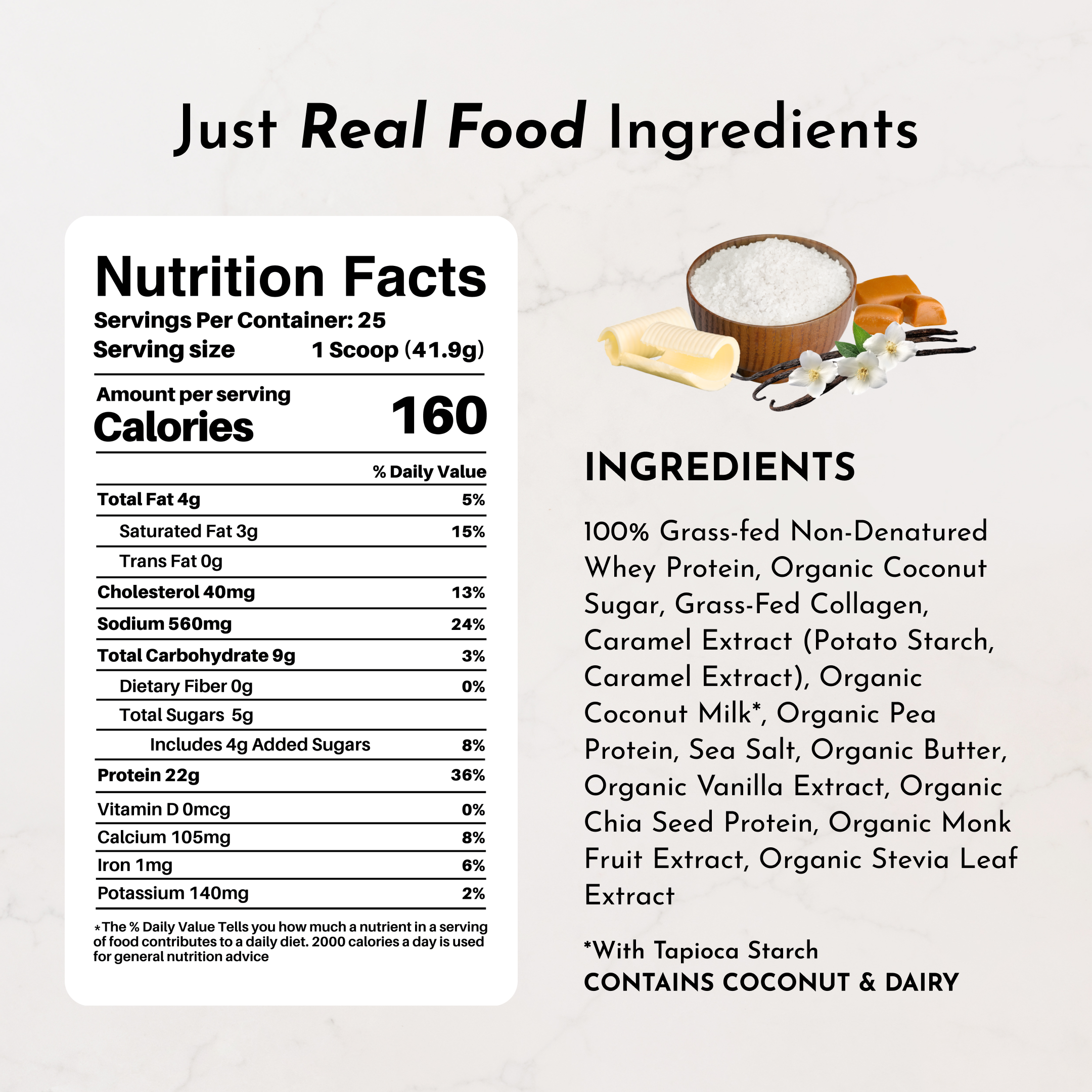 Salted Caramel Protein Powder