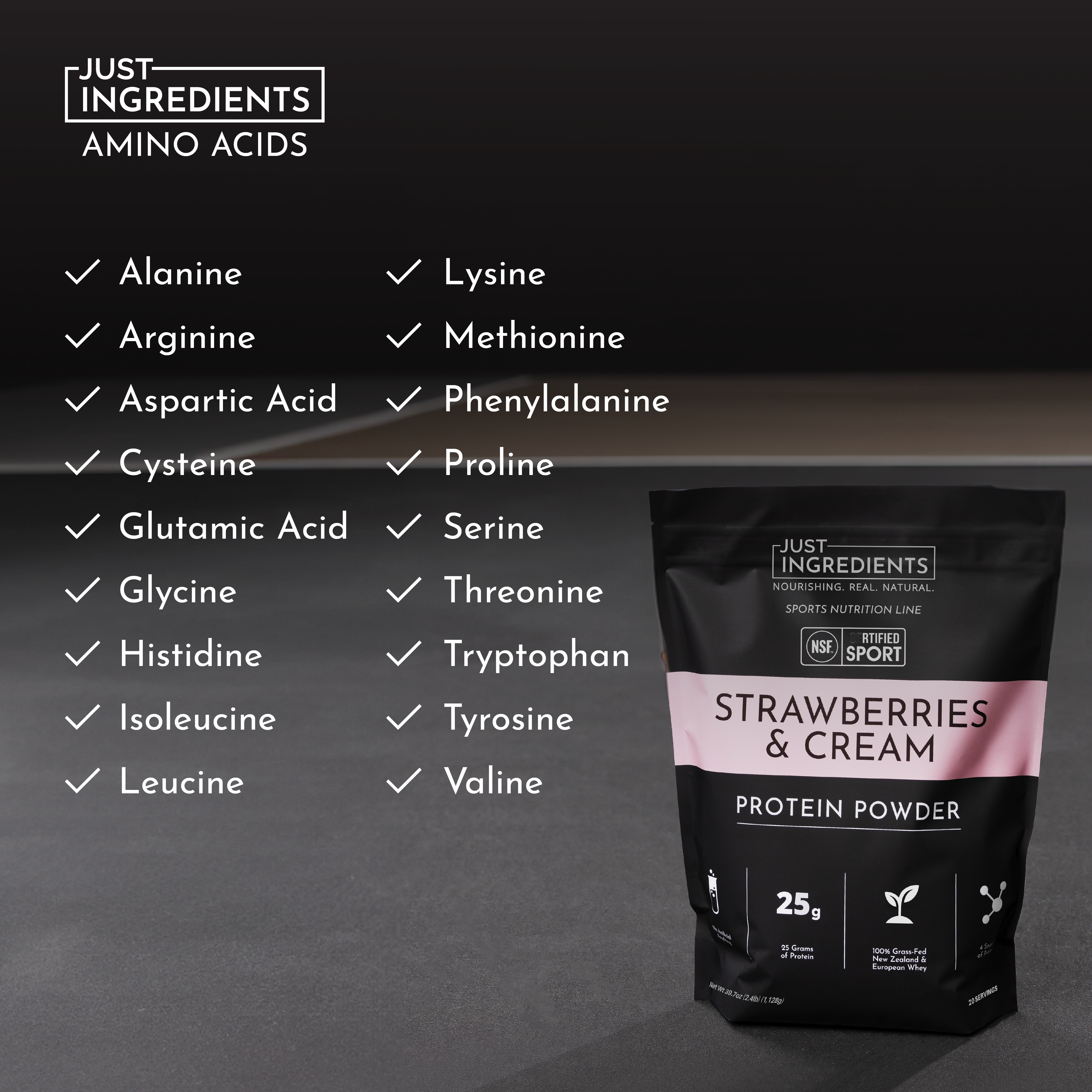 Strawberries and Cream Protein Powder - NSF