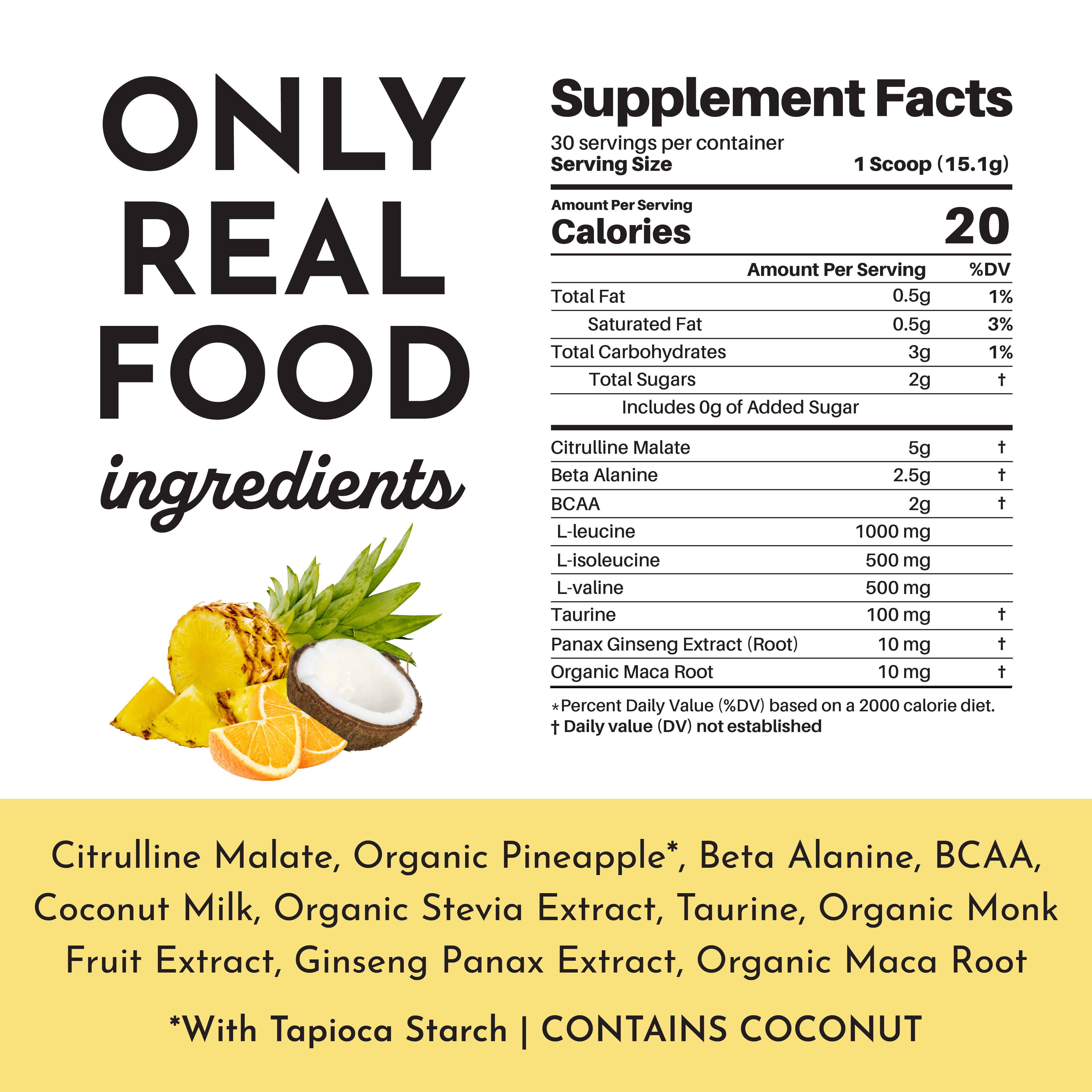 Caffeine Free Tropical Paradise Pre-Workout