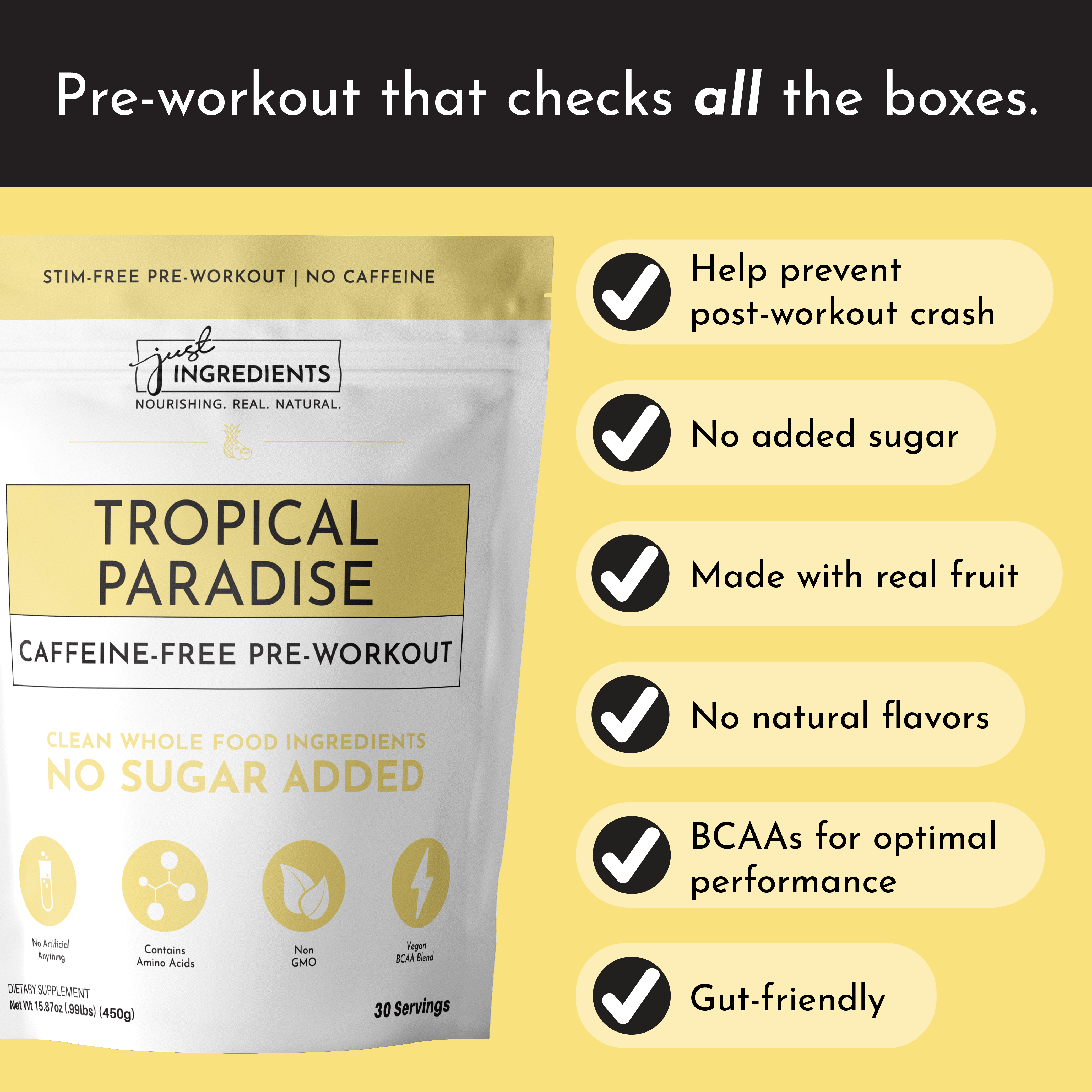 Caffeine Free Tropical Paradise Pre-Workout