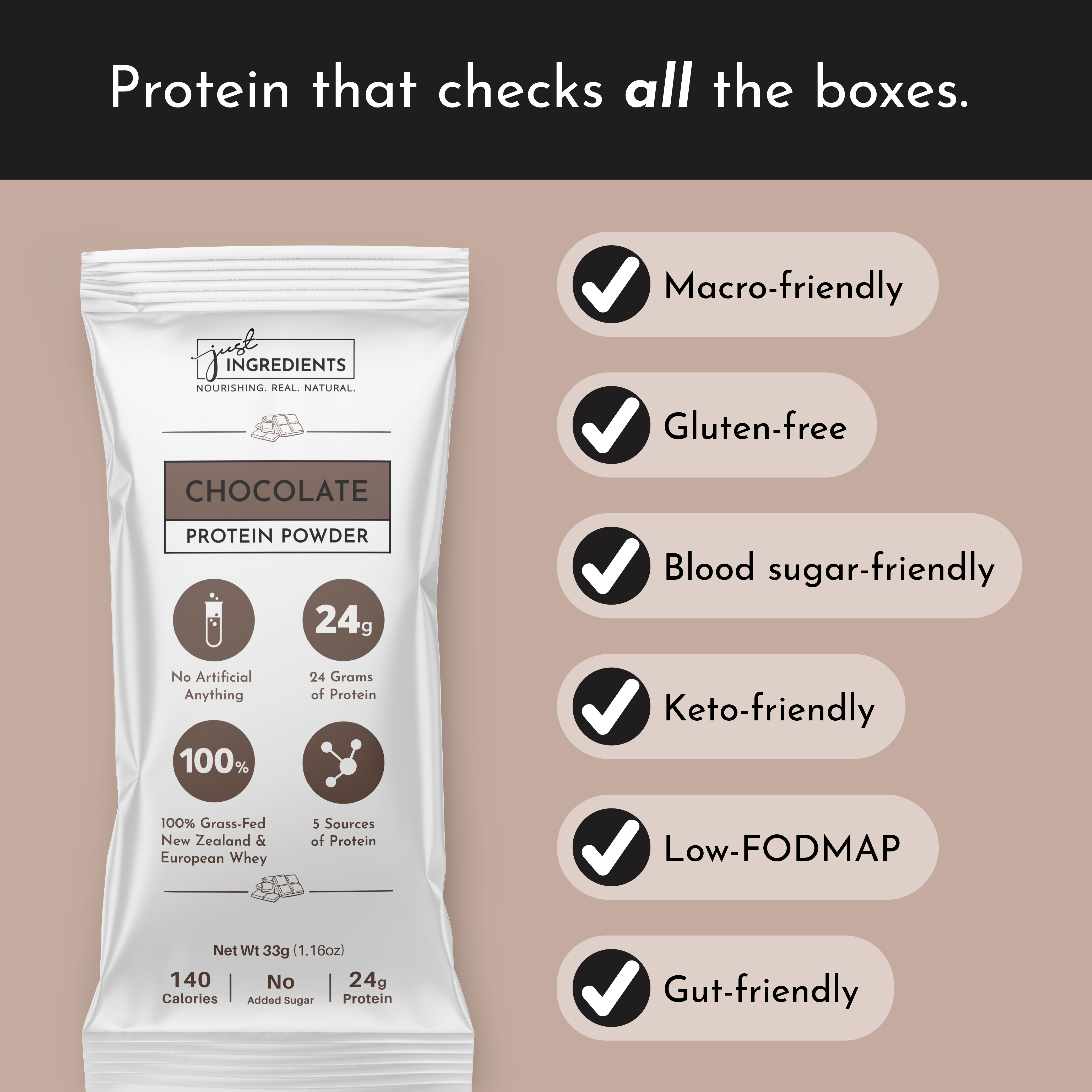 Chocolate Protein Powder Stick