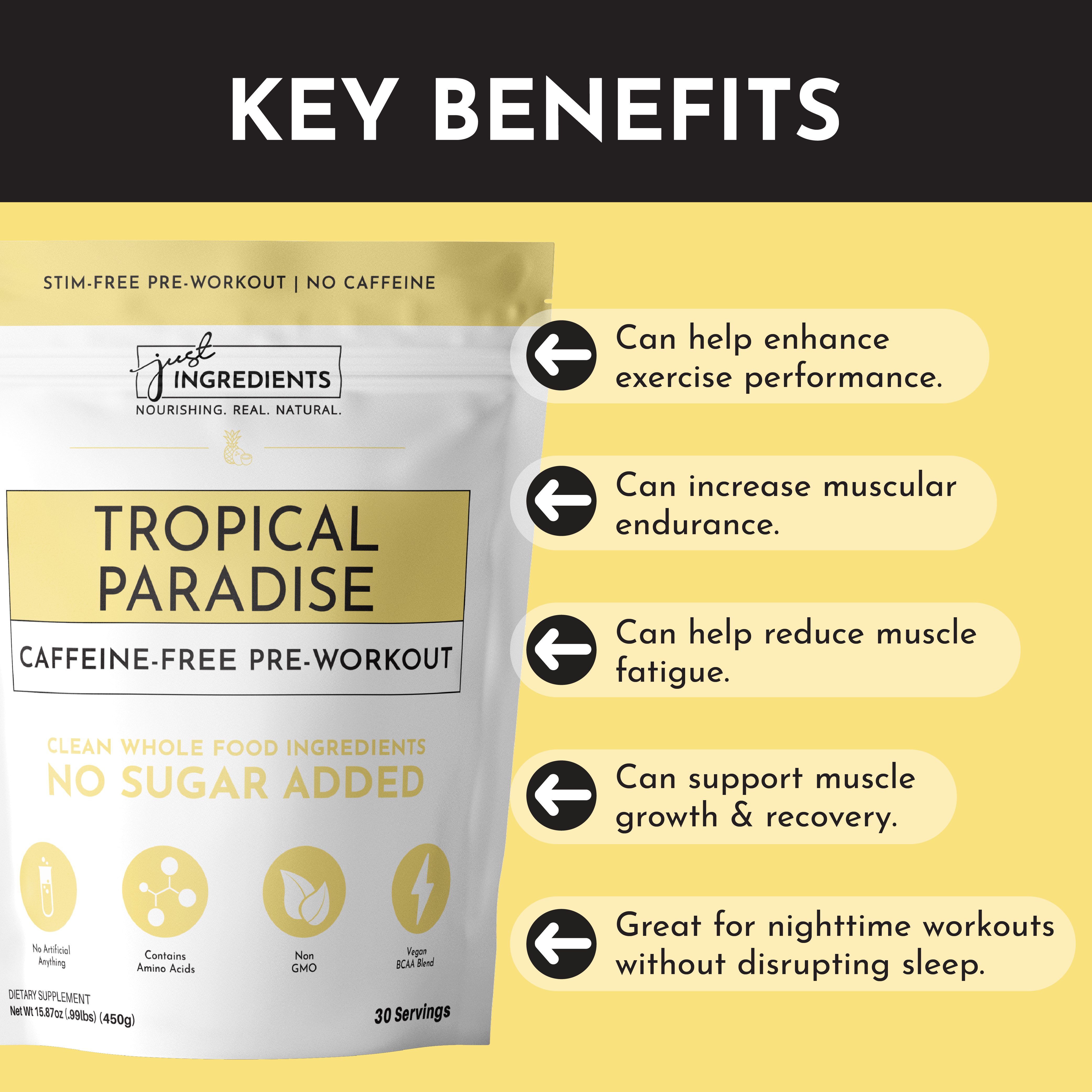 Caffeine Free Tropical Paradise Pre-Workout