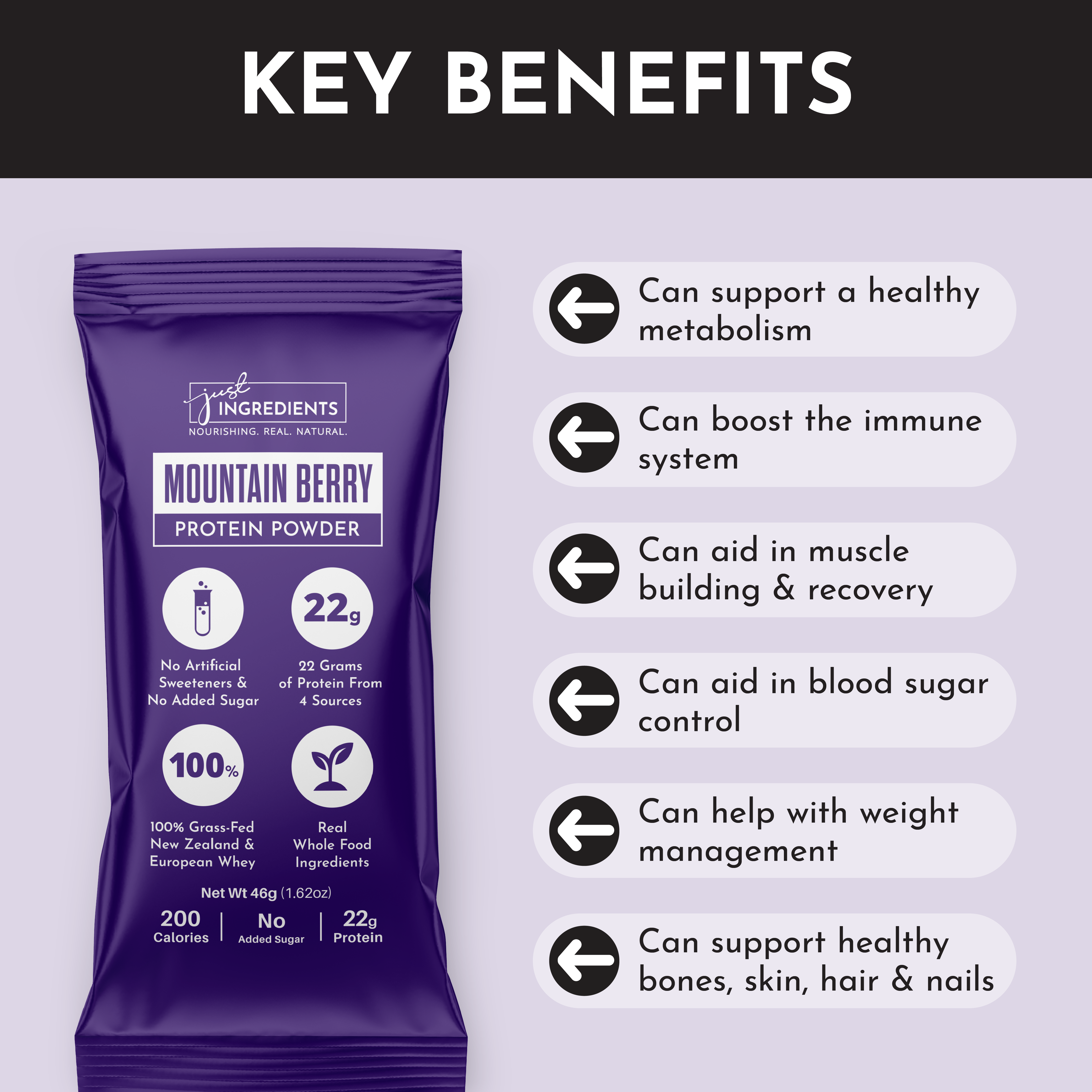 Mountain Berry Protein Powder Stick