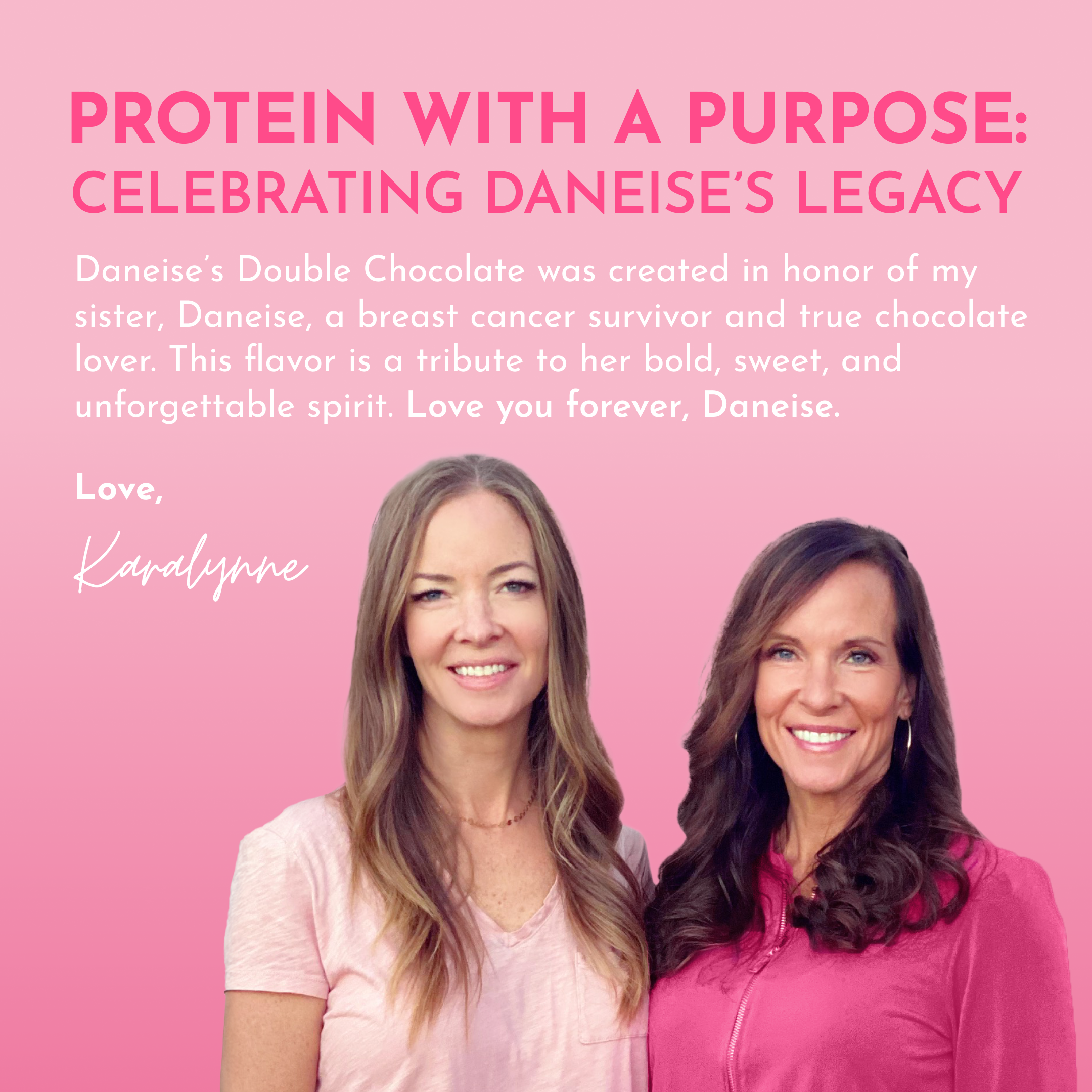 Daneise's Double Chocolate Protein Powder