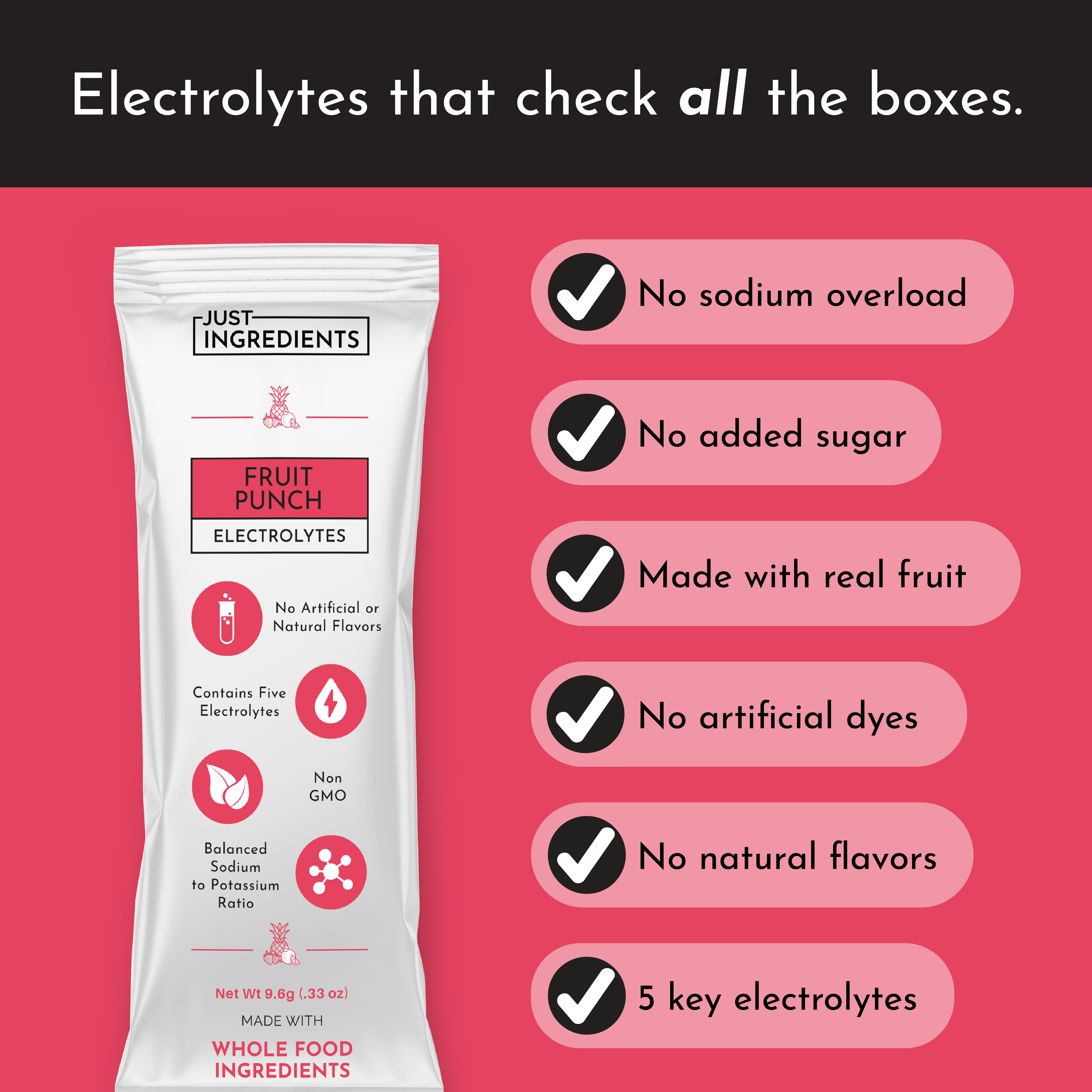 Fruit Punch Electrolytes Stick