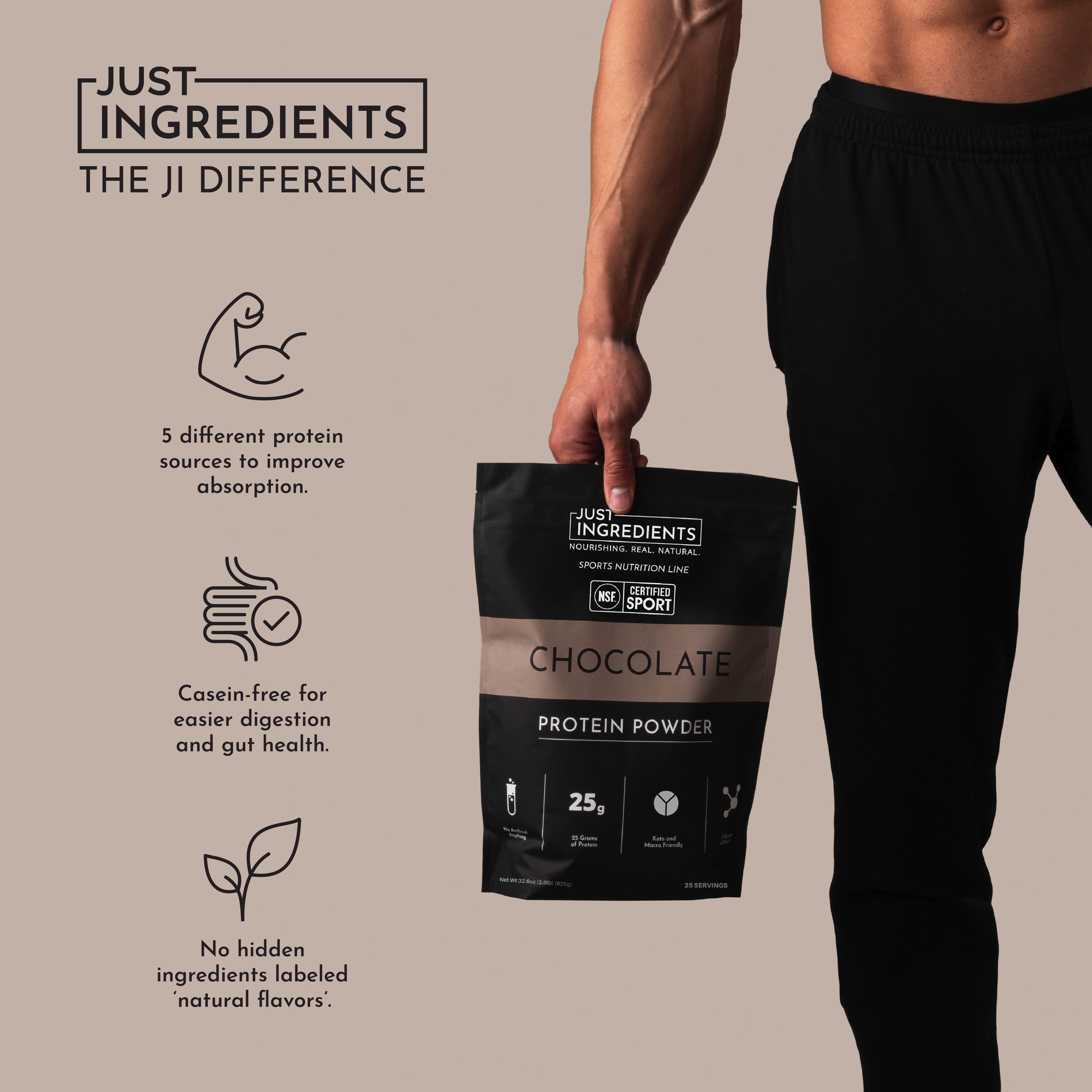 Chocolate Protein Powder - NSF