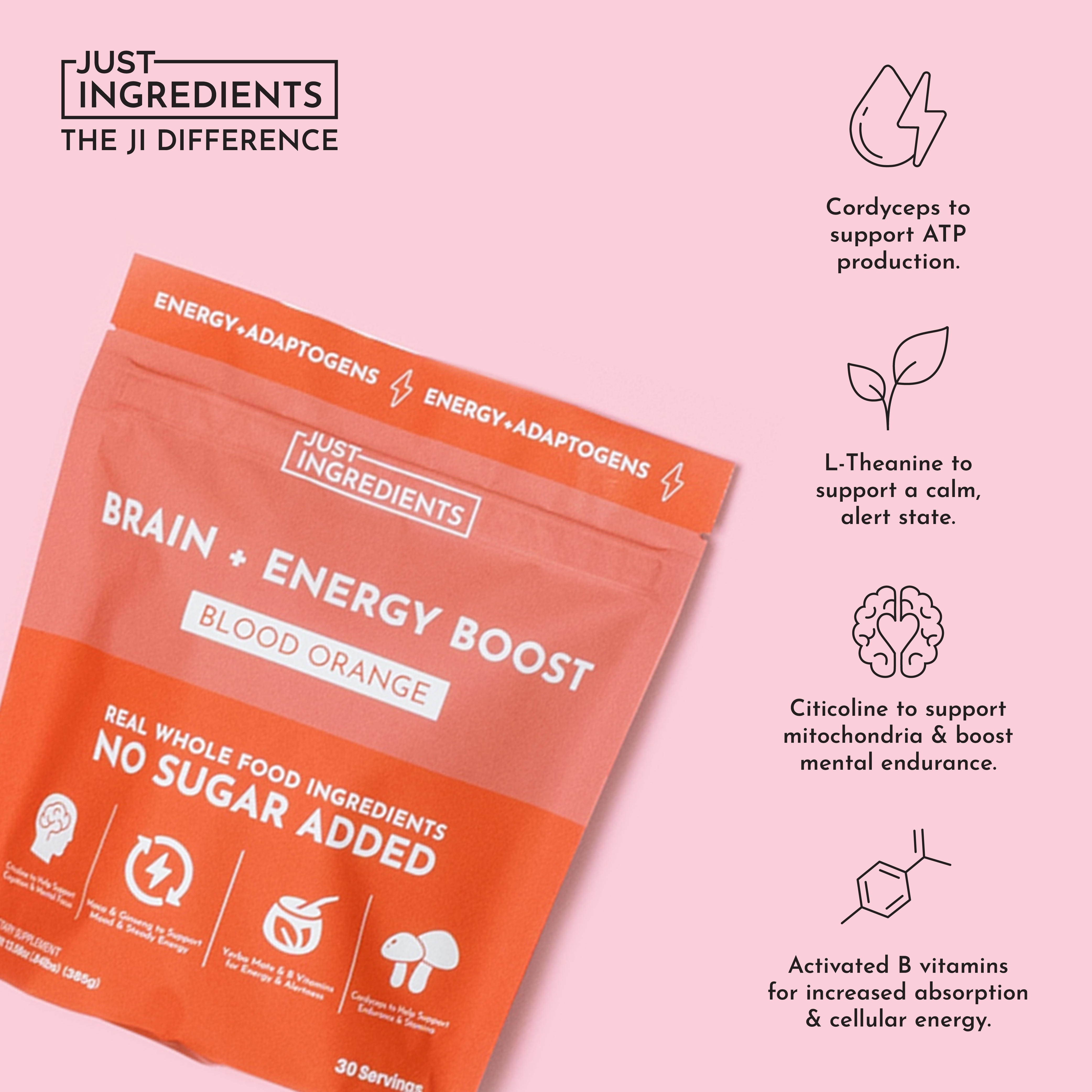 Brain + Energy Boost Blood Orange