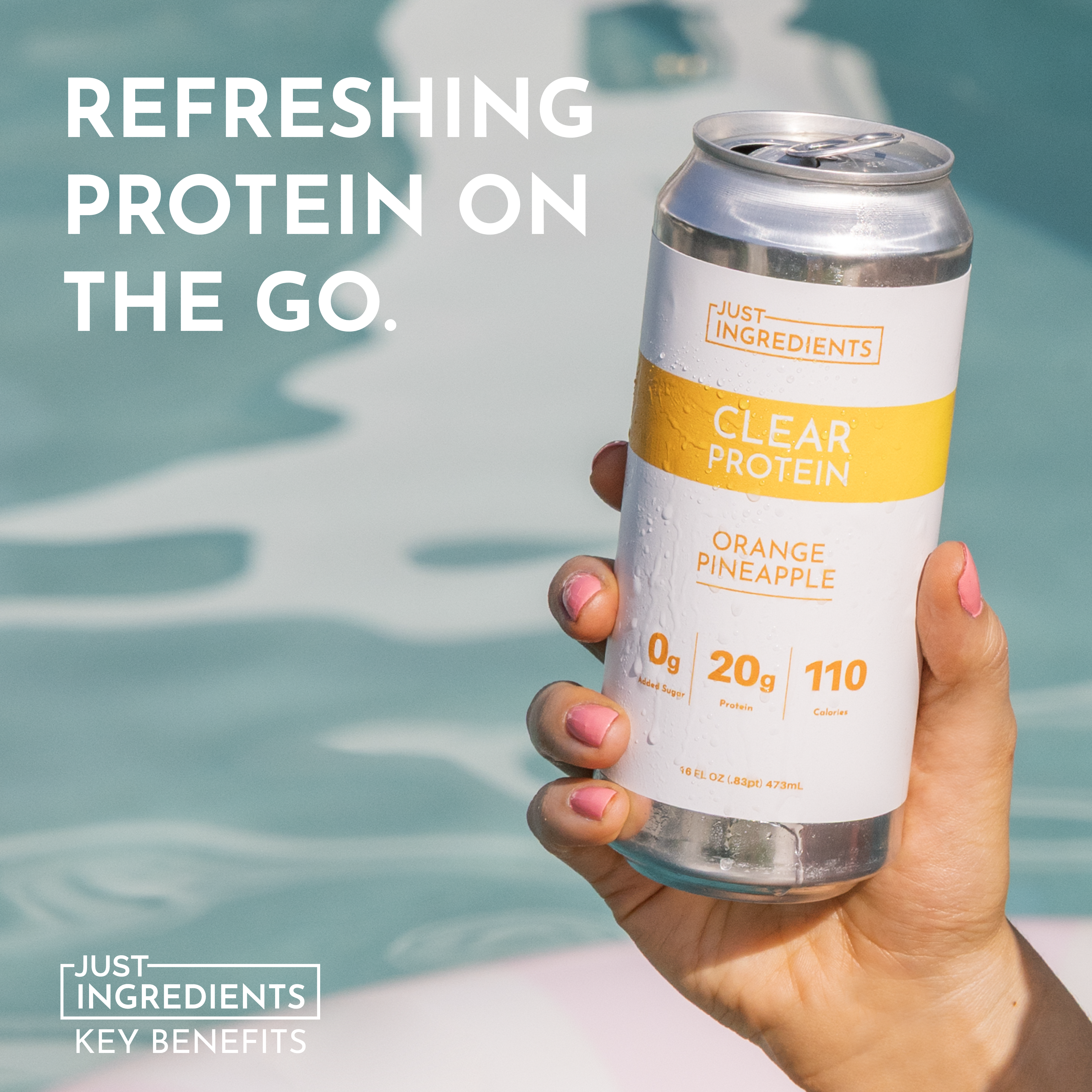 Orange Pineapple Clear Protein (8 pack)