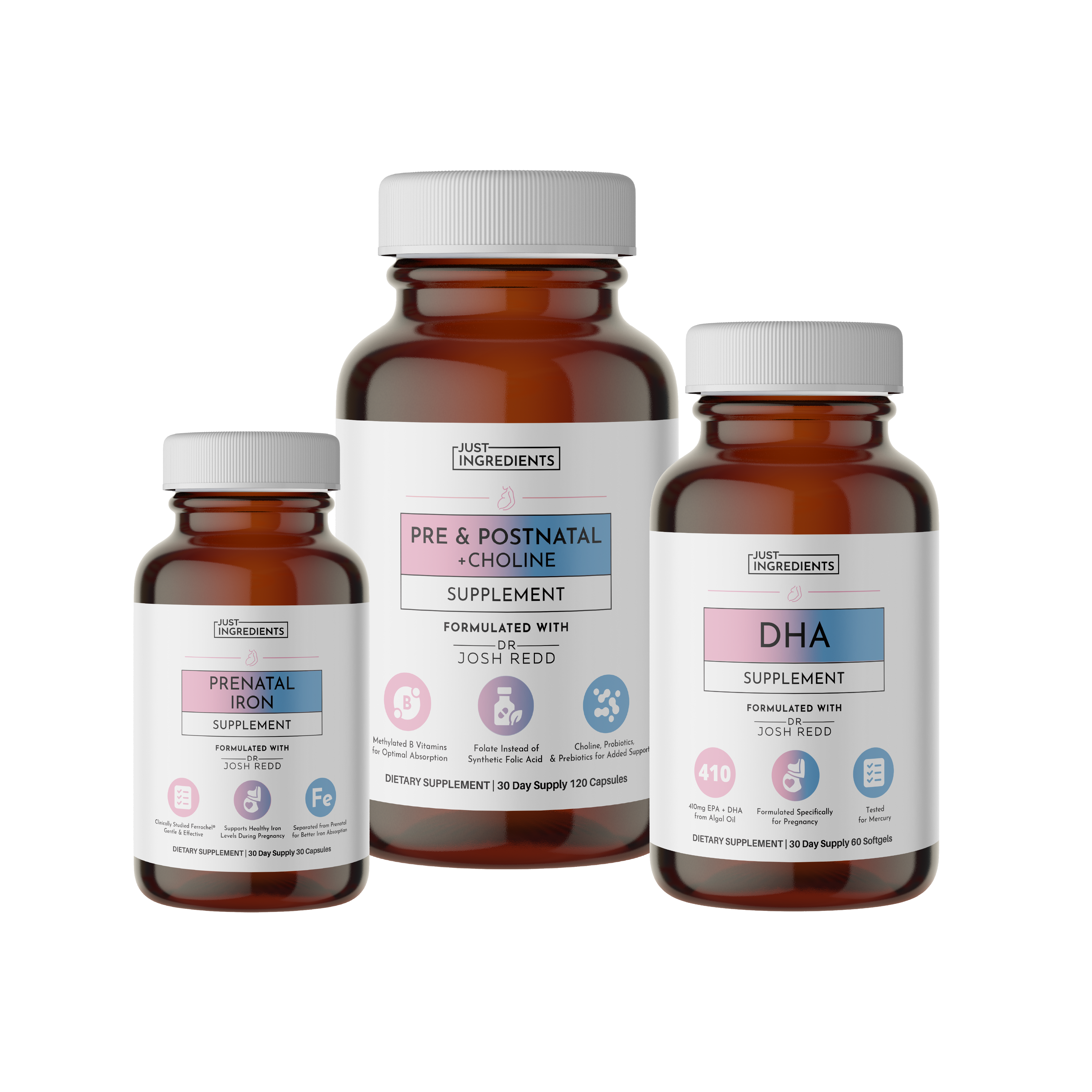 Prenatal & Postnatal + DHA + Iron
