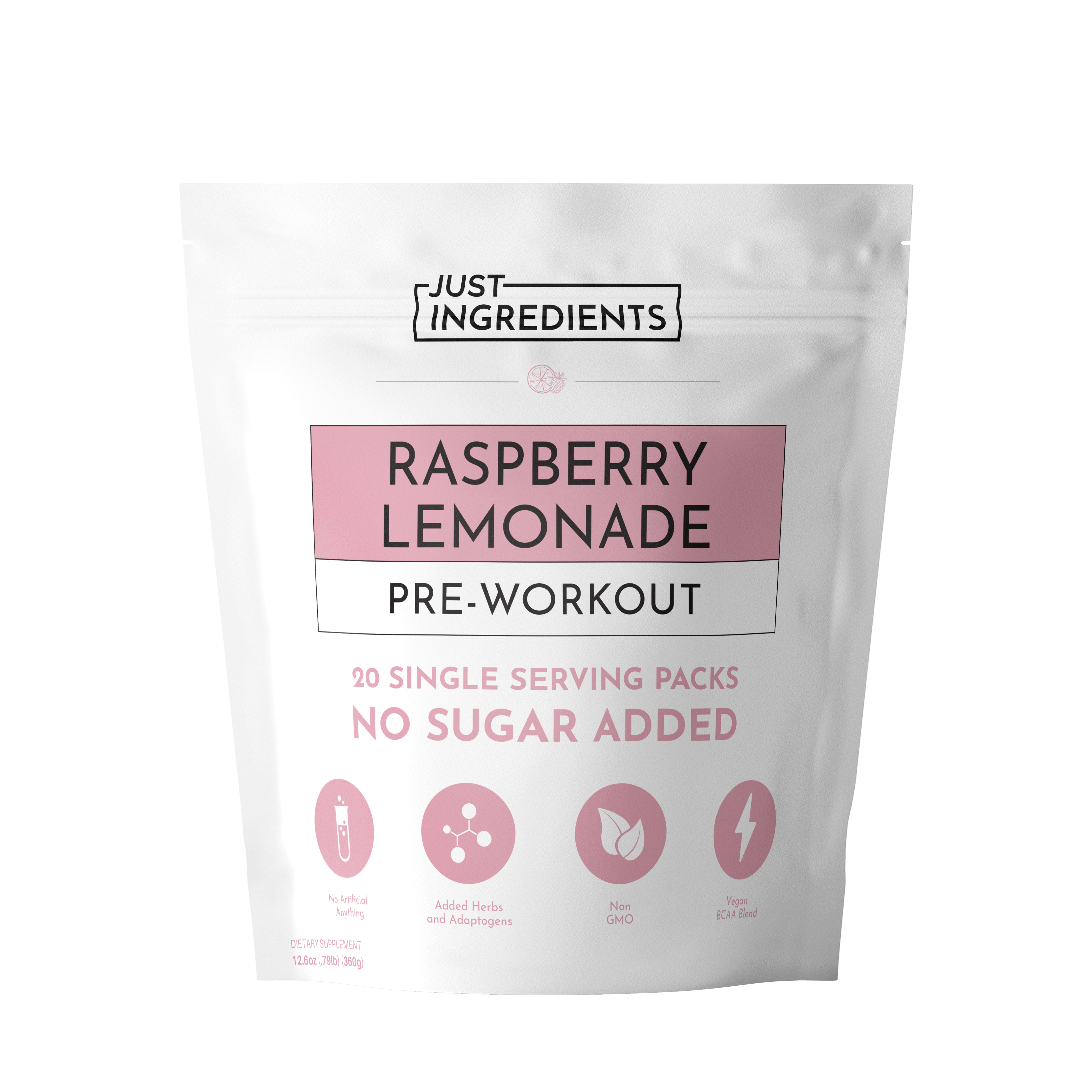 Raspberry Lemonade Pre-Workout Single Serving Packs (20)