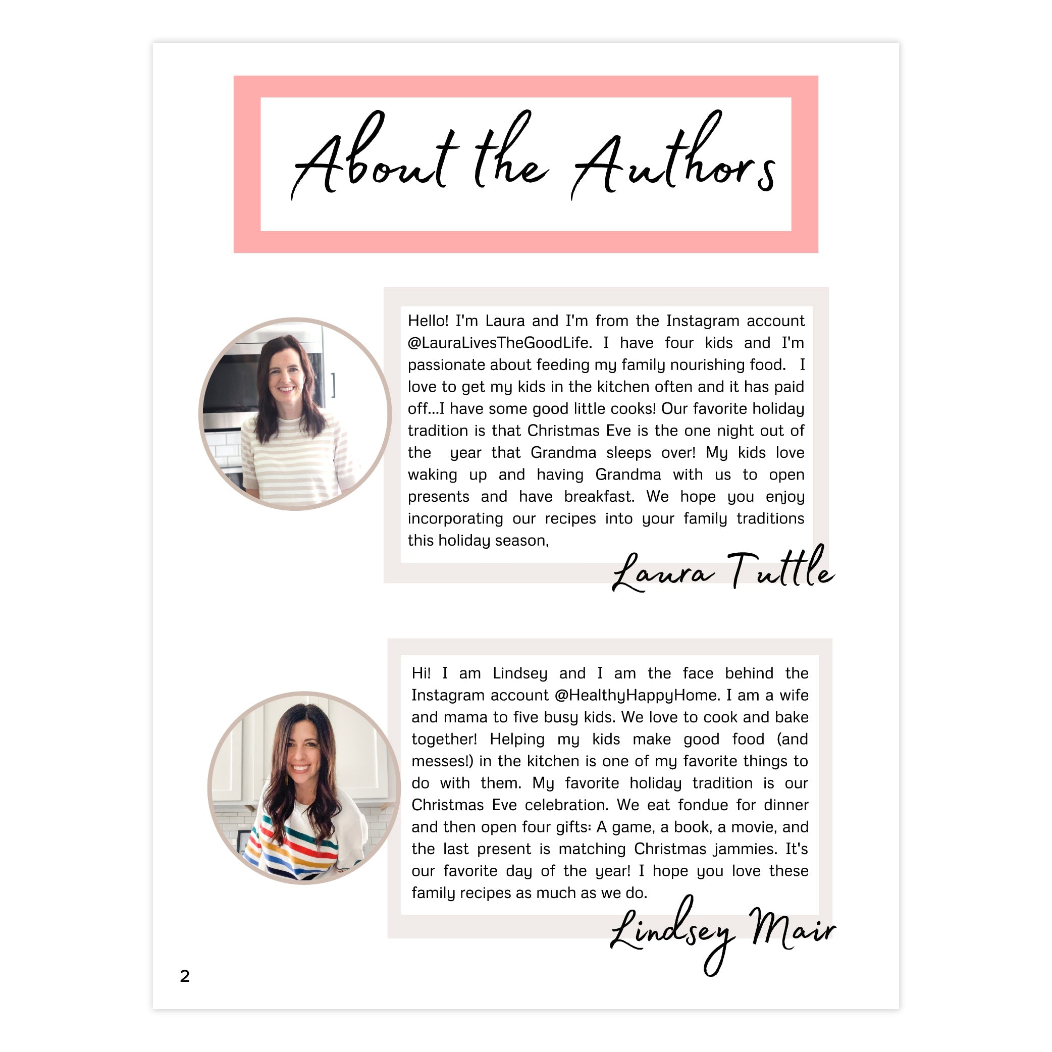 Savory Seasons Cookbook  – Physical Book