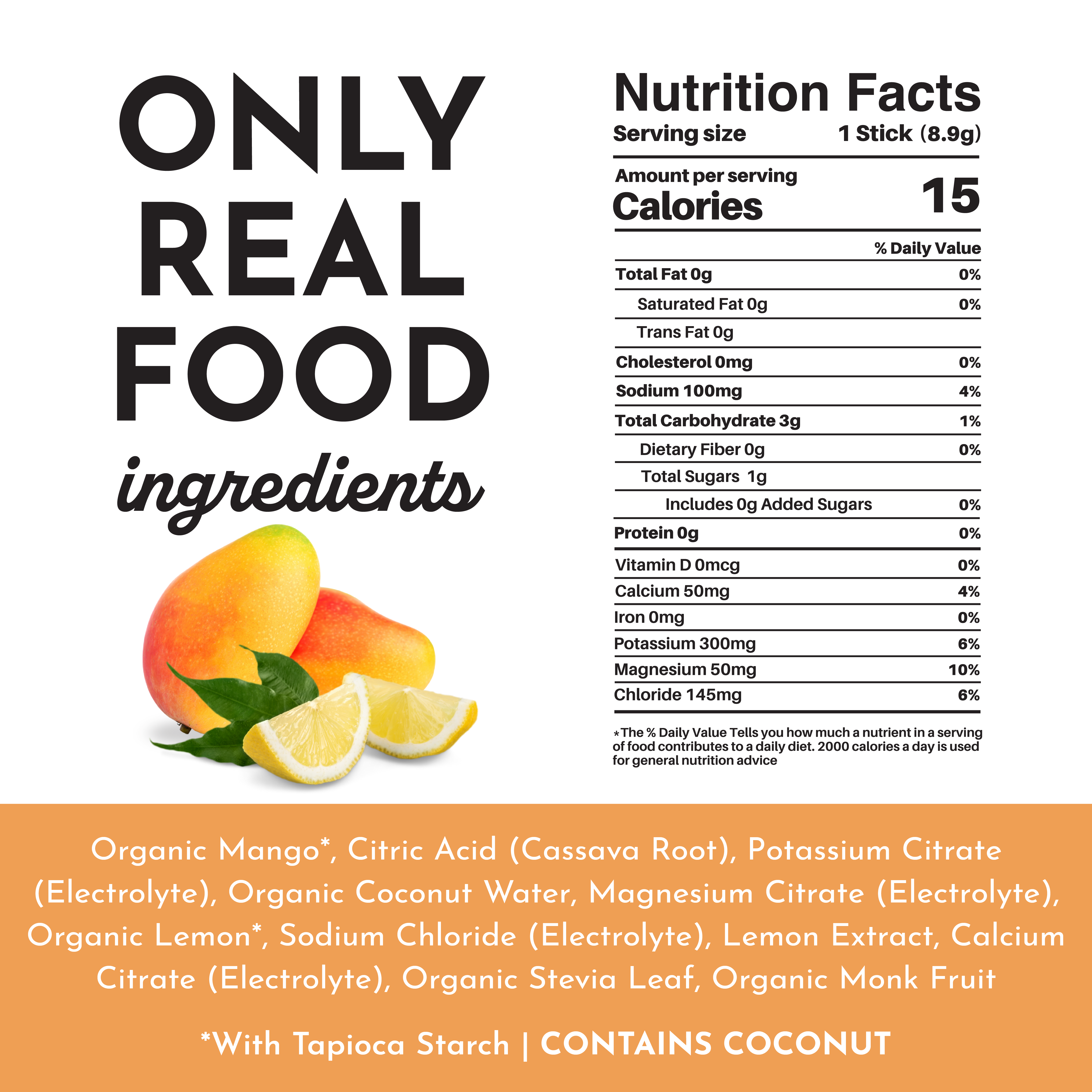 Mango Lemonade Electrolytes Stick