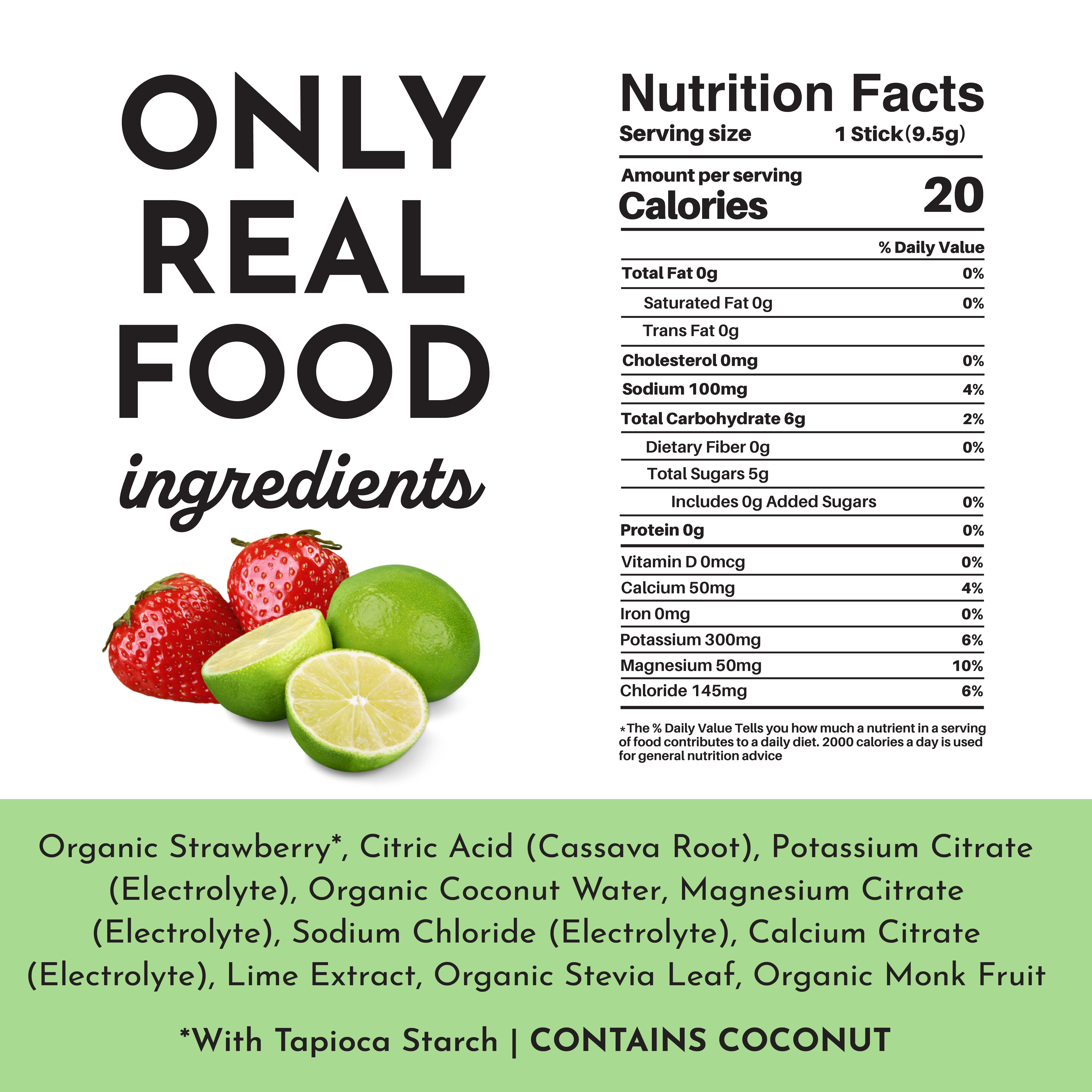 Strawberry Limeade Electrolytes Stick